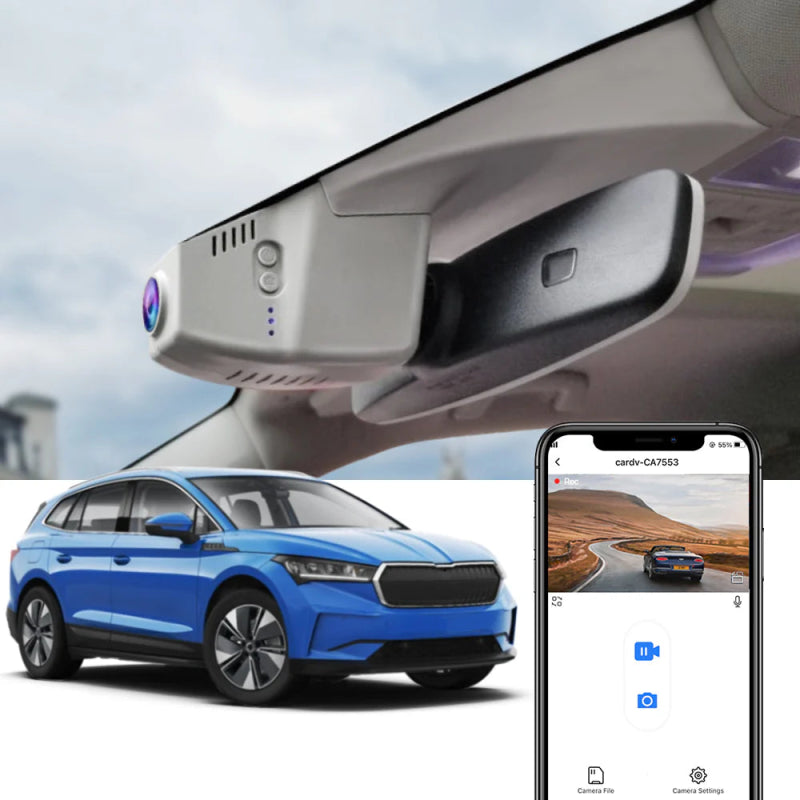 Fitcamx Dashcam til Skoda Enyaq - Bedste Dashcam til Skoda Enyaq - GreenGoing