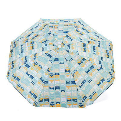 Strandparasol VW T1 multibus blå (2)