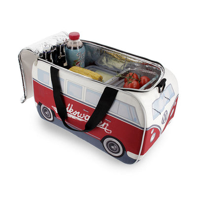 Køletaske, VW T1 bus hvid/rød 25 liter (2)