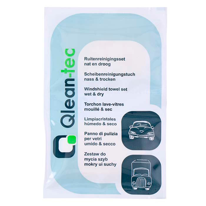 Qlean-tec, Renseservietter, glasrens, 500 stk.