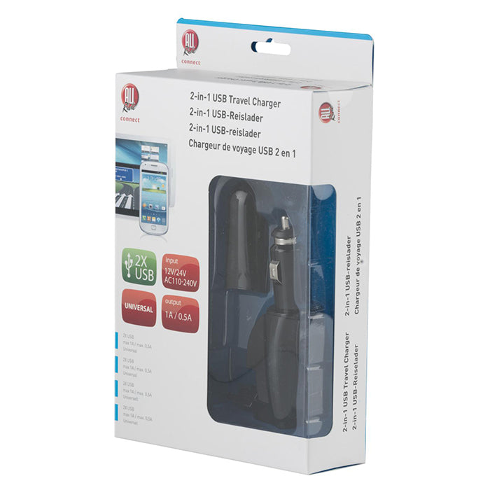 Rejseoplader USBx2 (2)