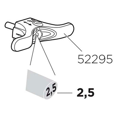 Thule håndtag til 941/943 25mm