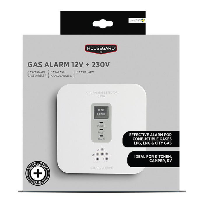 Housegard Gasalarm 12 og 230V (4)
