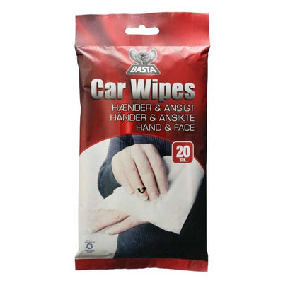 Basta Vådservietter Hænder og Ansigt (20 stk)