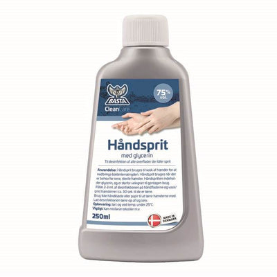 Basta Håndsprit med Glycerin 250ml (75%)
