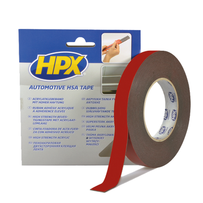 HPX dobbeltklæbende tape 9mm x 10m