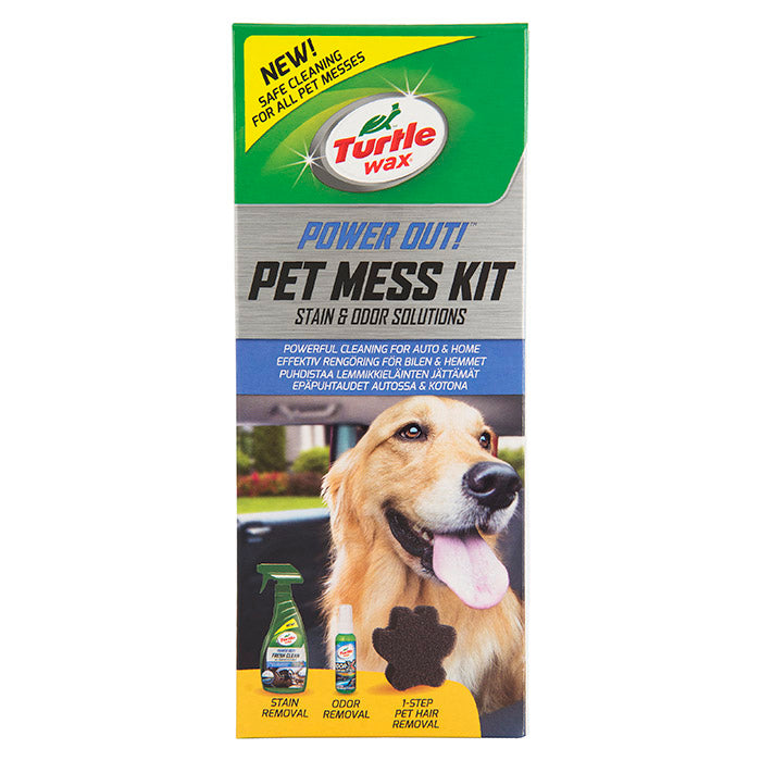 Turtle Wax Power Out Pet Mess Kit rengøring efter hund