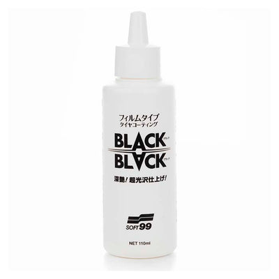 Soft99 Black Black -Hard Coat for Tire- 100ml (2)