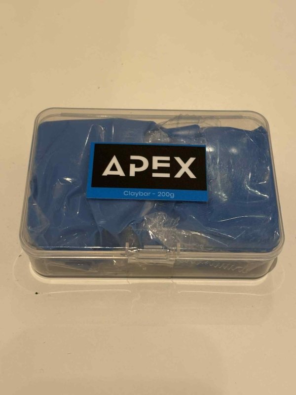 APEX Clay Bar 200 g (2 × 100 g) – Effektiv syntetisk ler til dyb lakrens, fjernelse af flyverust & glansforbedring - GreenGoing