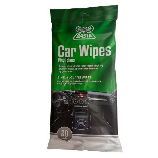 Basta Car Wipes - Vinyl glans - GreenGoing