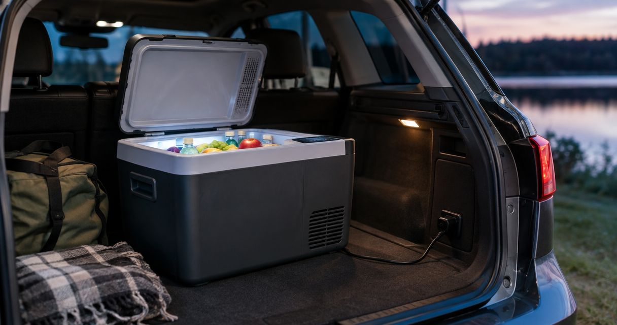 Kan en køleboks til bil tømme batteriet natten over?