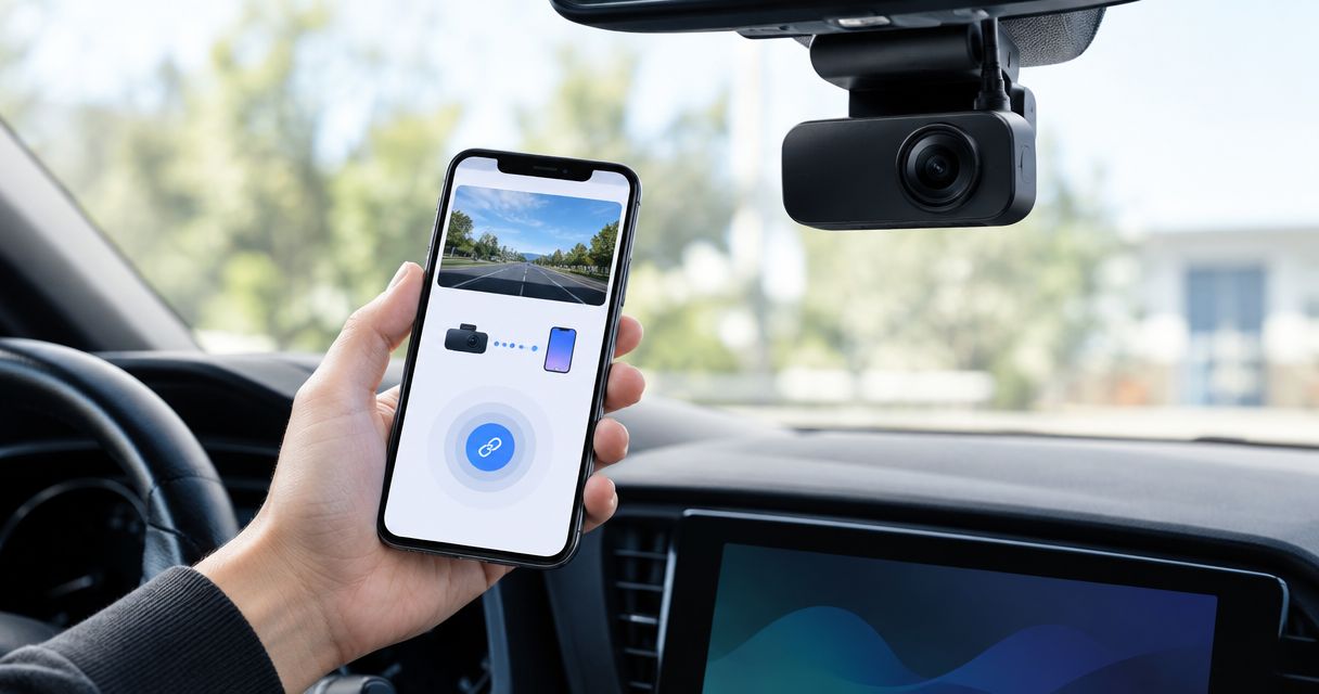 Sådan forbinder du et FitCamX-dashcam til companion-appen