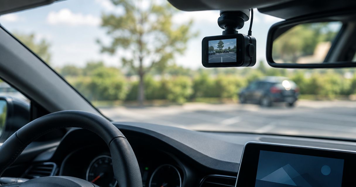 Kan et dashcam optage, mens bilen er parkeret og slukket?