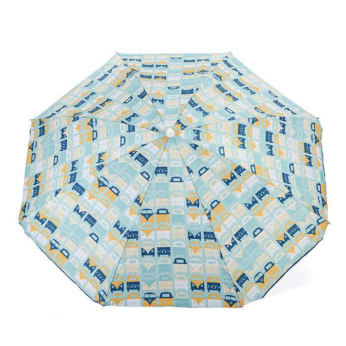 Strandparasol VW T1 multibus blå (2)