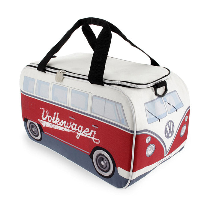 Køletaske, VW T1 bus hvid/rød 25 liter