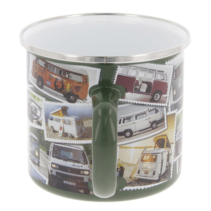 Emaljekrus, VW T1 bus "STAMPS" 500ml (5)