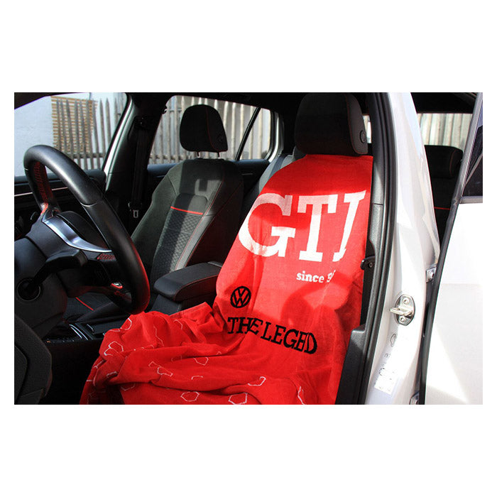 Strandhåndklæde, VW GTI ''The Legend'', rød (5)
