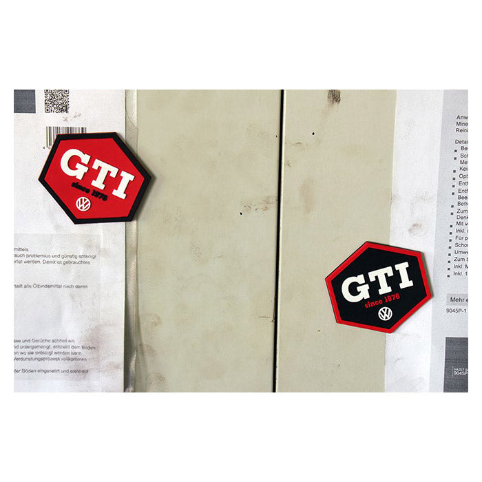 VW GTI gummimagnet, flerfarvet, 2 stk. (5)