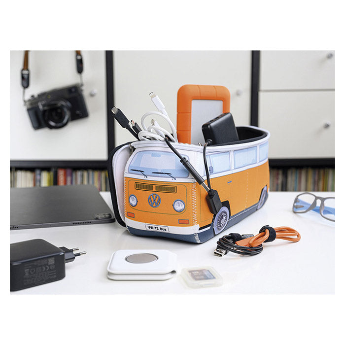 Toilettaske / kosmetiktaske, orange (4)