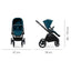 Recaro Celona Offroad Stroller Silver alu klapvognsstel (14)