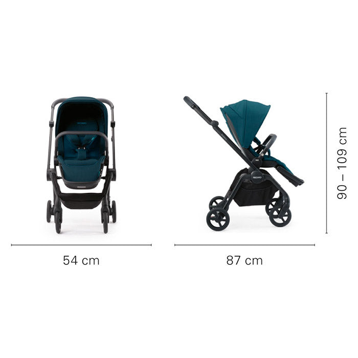Recaro Sadena City Stroller Black klapvognsstel i sort (14)