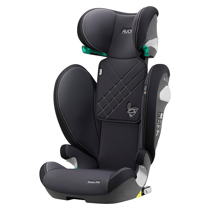 Avova Sora-Fix Autostol R129 100-150cm Grå/sort (9)