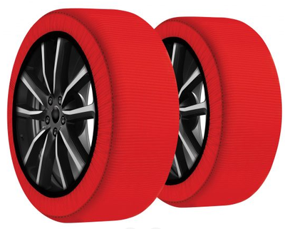 Maranello Super X Ultra stærke Snesokker str. L (Tesla Model 3, Renault Megane E-Tech Electric mm)