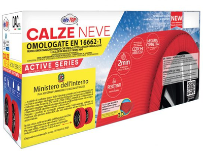 Maranello Super X Ultra stærke Snesokker str. L (Tesla Model 3, Renault Megane E-Tech Electric mm)