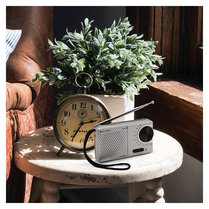 Caliber Bærbar FM Lommeradio (HPG311R)