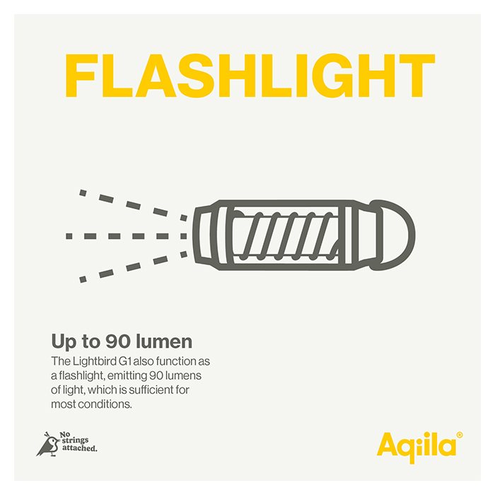 Aqiila Lightbird G1 Genopladelig Campinglygte