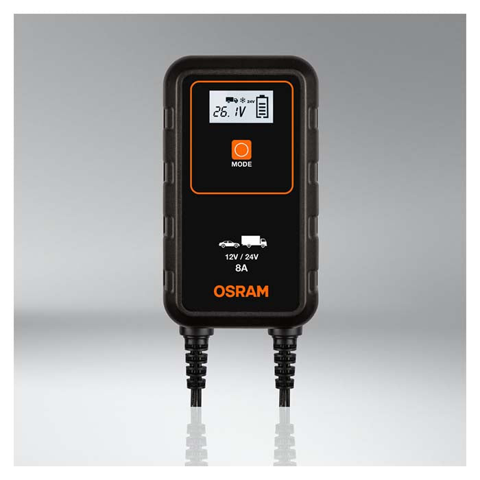 Osram Batterilader 8A, 1,5m kabel (4)