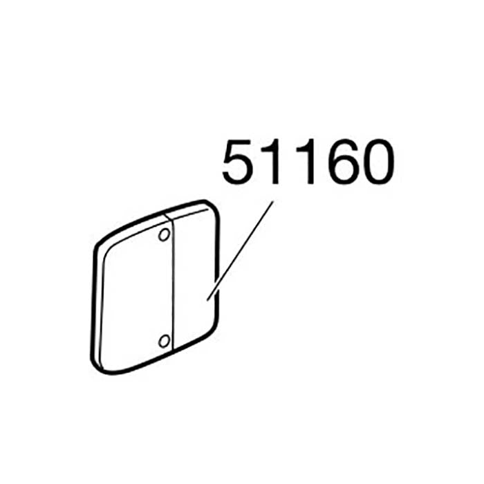 Thule løst lygteglas f/976 og 9502-03 949