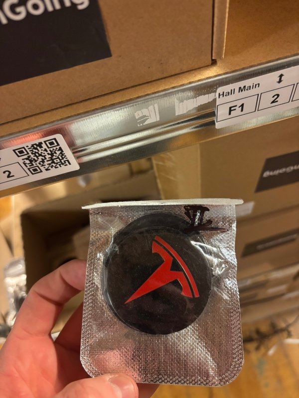 4 stk Tesla Logo - GreenGoing