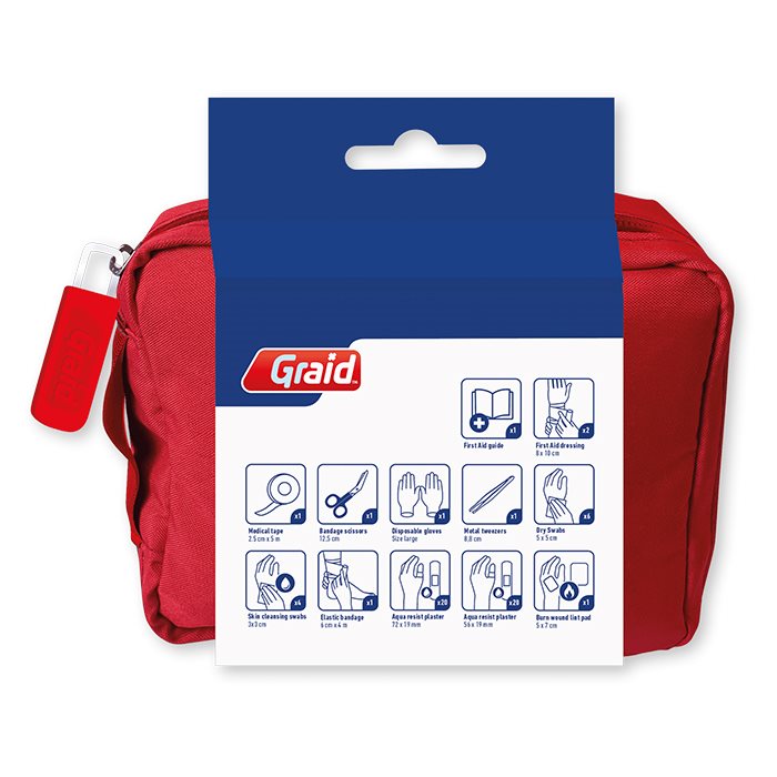 Graid Essential Førstehjælpstaske til bil og tur