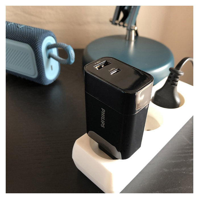 Philips USB lader fast-charge 30W USB-A+C (3)