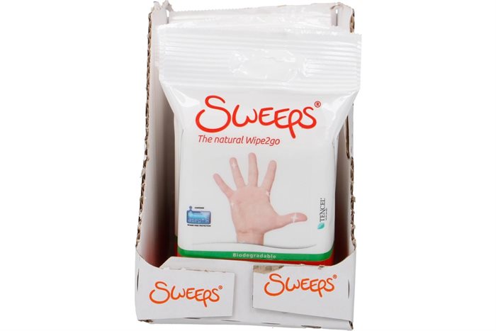 Sweeps Renseservietter til Hænder - 15 stk.