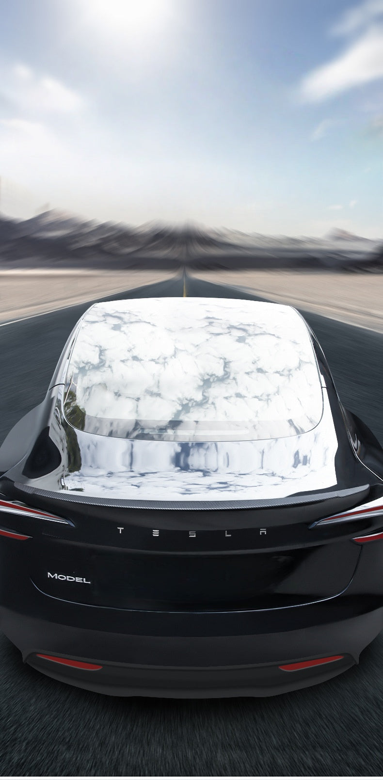 Spoiler i ABS – Tesla Model 3 / Model Y (inkl. Model 3 Highland) - FORUDBESTILLING