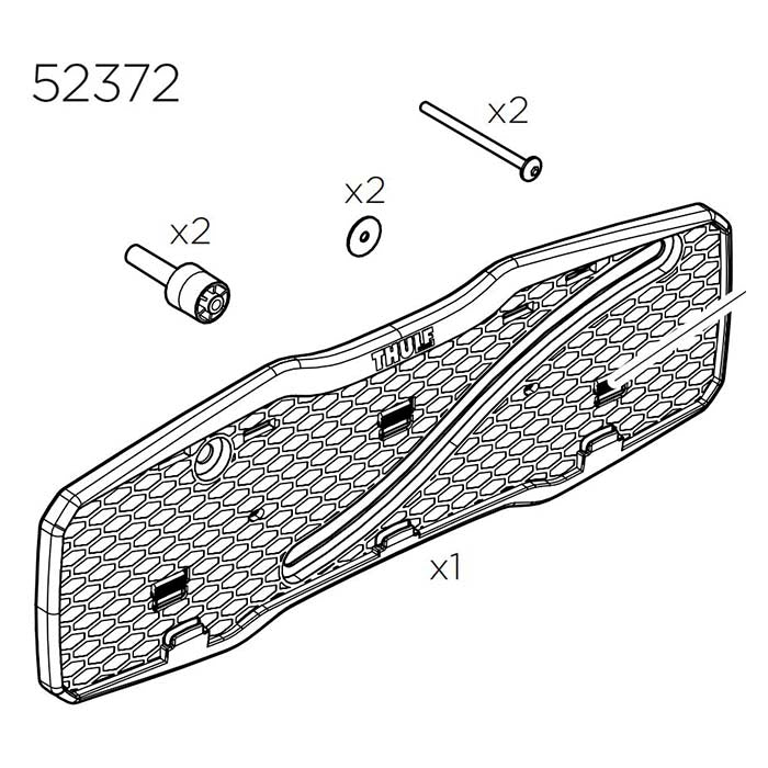 Thule nummerplade holder (951 52372)