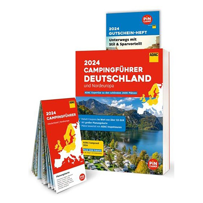 ADAC Campingführer 2024-2025 Tyskland/NordEuropa