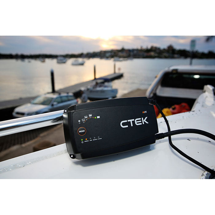 CTEK Marinelader M25 12V - Bly og LiFePO4 (Lithium) (5)