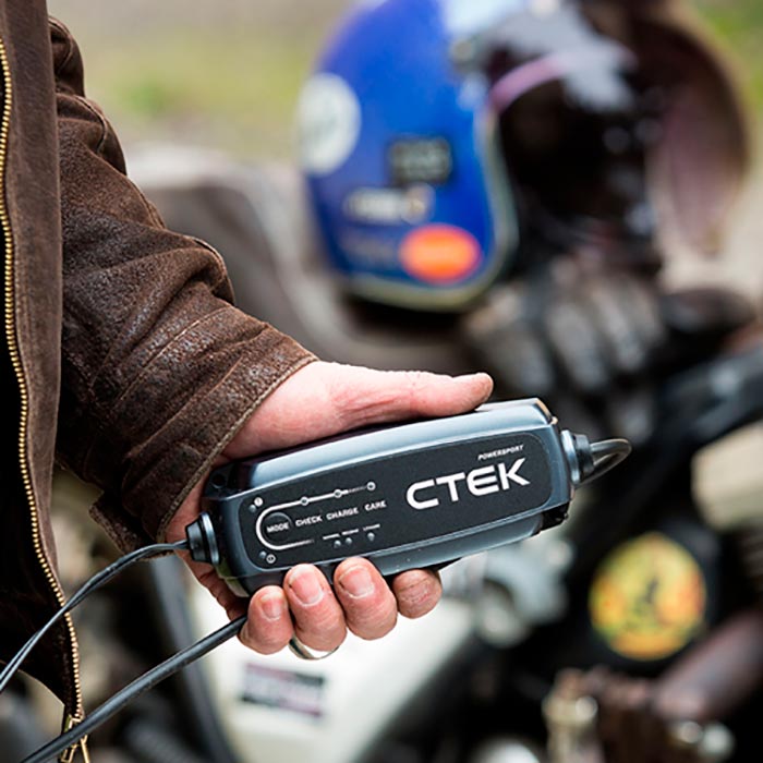 Ctek lader CT5 Powersport EU Lithium og LA batterier (5)