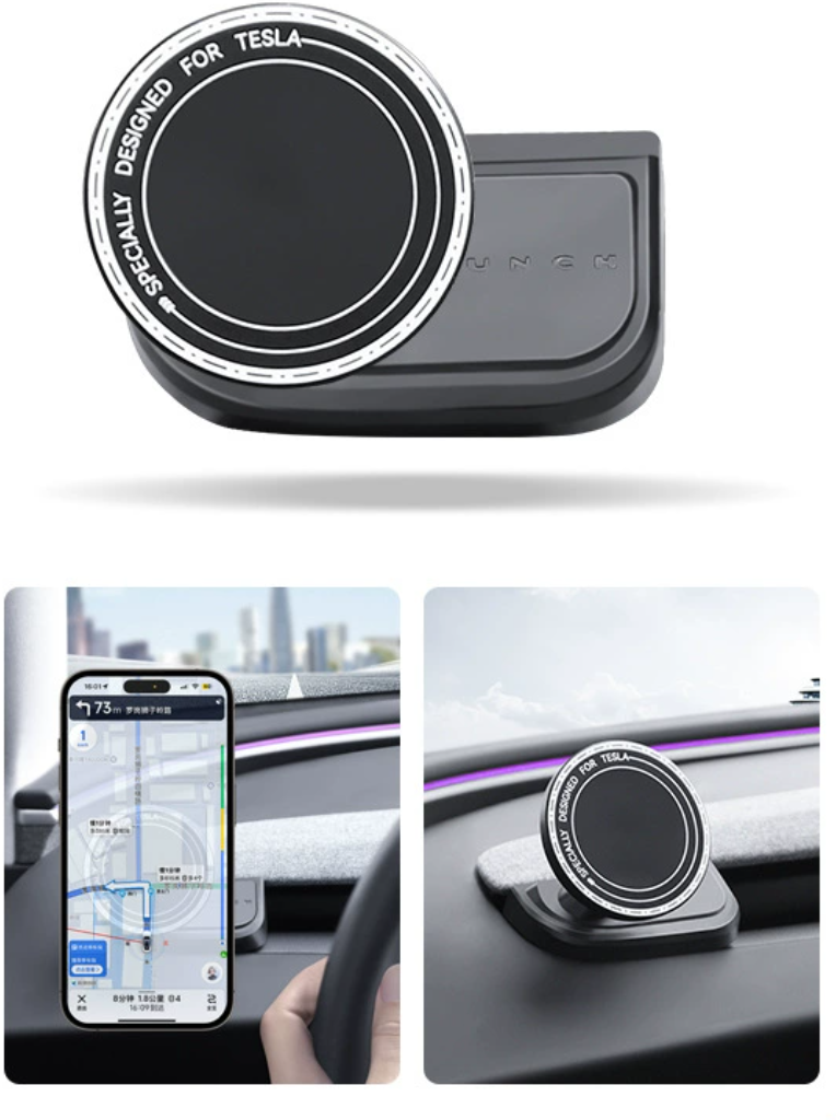 Dashboard Telefonholder – Tesla Model 3 Highland & Model Y Juniper