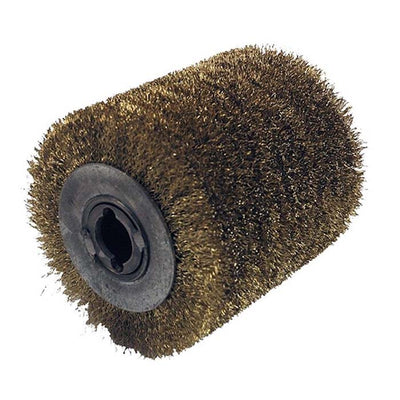 Brass steel brush wheel