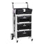 Polishing trolley with 3 drawes and