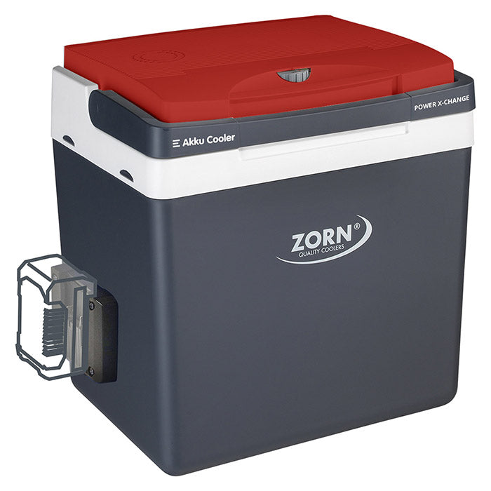 ZORN 26L elektrisk køleboks 12/230V + Akku 18V tilslut (2)