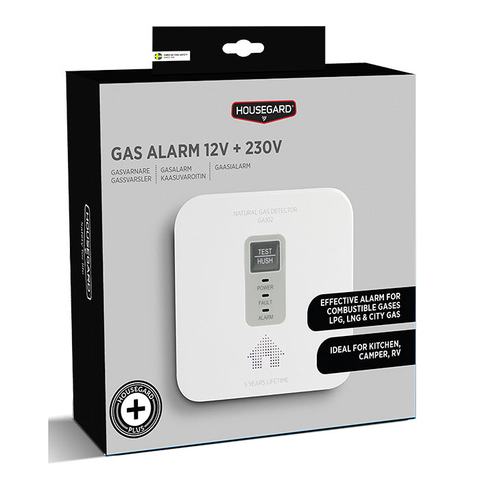 Housegard Gasalarm 12 og 230V (3)