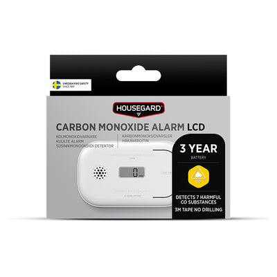 Housegard Kulilte (CO) Alarm Batteridrevet (2)