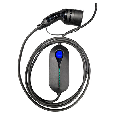 Mormorlader / nødlader til elbil – Type 2, 6A, 5 meter inkl. taske