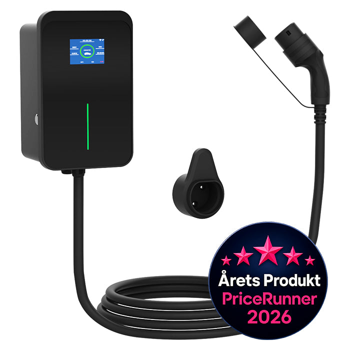 Avant ladeboks til elbil 11kW/16A 3-faset 7 Meter (Kåret som Årets Produkt 2026)