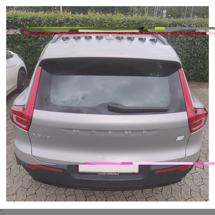 V Spoilers Kit til Personbil 10 stk. Sort/Hvid